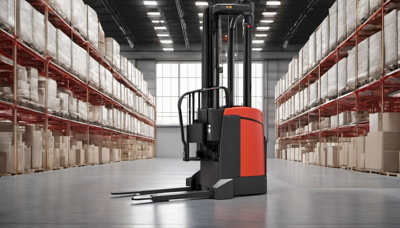 Illustration of forklift operator training for the 3 day novice course